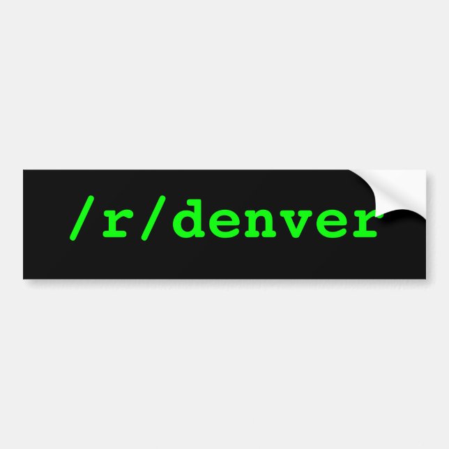 /r/denver autoaufkleber (Vorne)