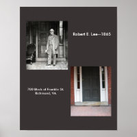 R.E. Lees Wohnung Richmond, VA.—1865 Poster