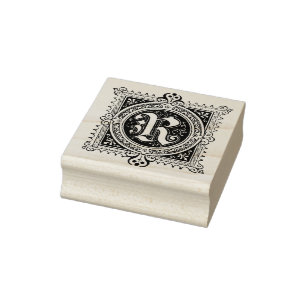 R Erster Brief Gummistempel