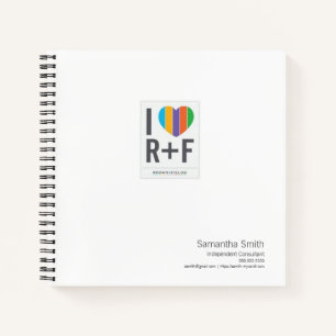 R + F Notebook Notizbuch