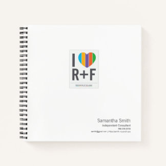 R + F Notebook Notizbuch
