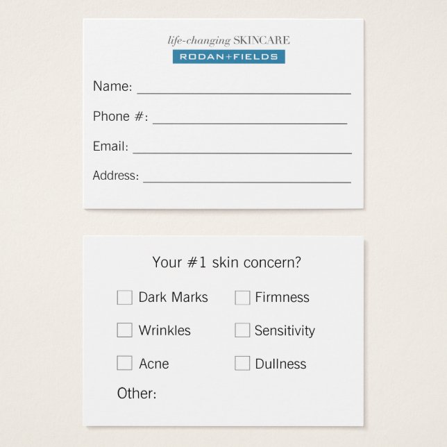 R+F-Raffelschein (Vorne & Hinten)