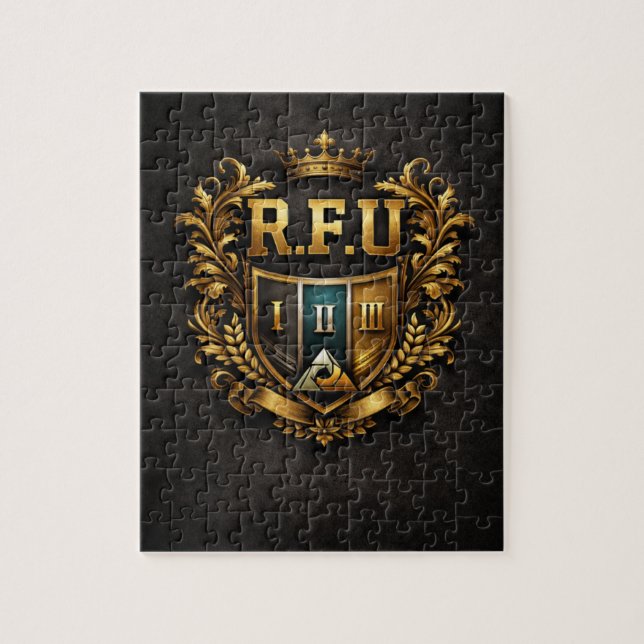 R.F.U Crown Crest Puzzle  (Vertikal)