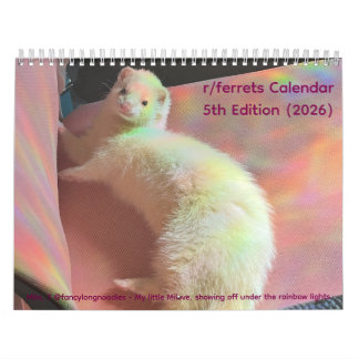 r/ferrets Kalender 5. Ausgabe (2026)