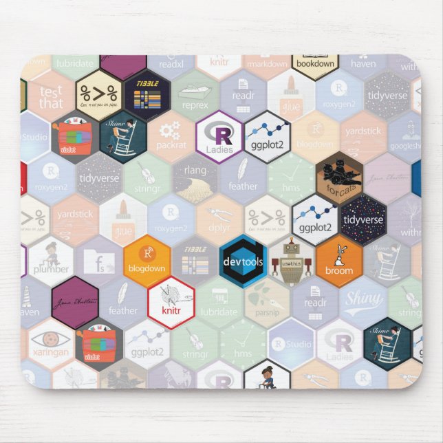 R Hex Mousepad (Vorne)