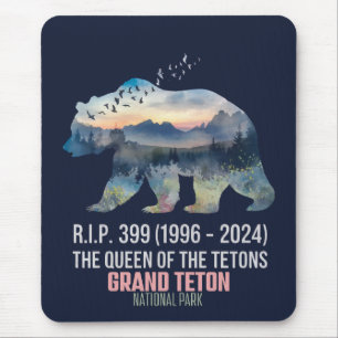 R.I.P. 399 (1996-2024) Königin des Zetonbären Mousepad