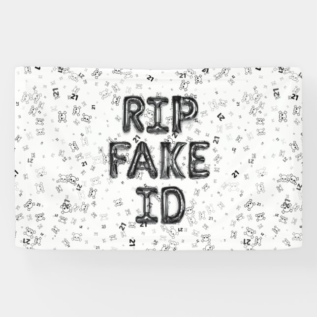 R.I.P. Fake I.D.-Banner Banner (Horizontal)