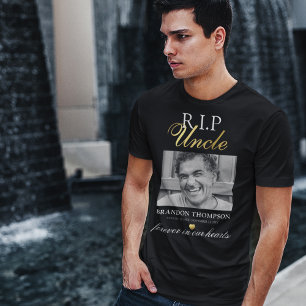 R.I.P Uncle Photo Memorial T-Shirt