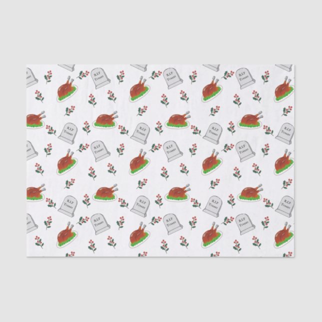 R.I.P Weihnachtszettel Türkei Seidenpapier (Vorderseite)