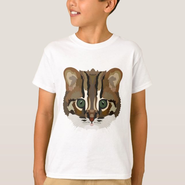 R is for Rusty Gepunktet Cat T-Shirt (Vorderseite)