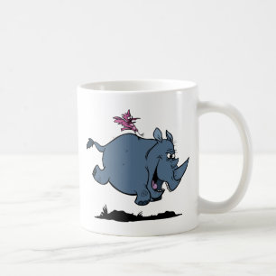 R ist für Nashorn Tasse