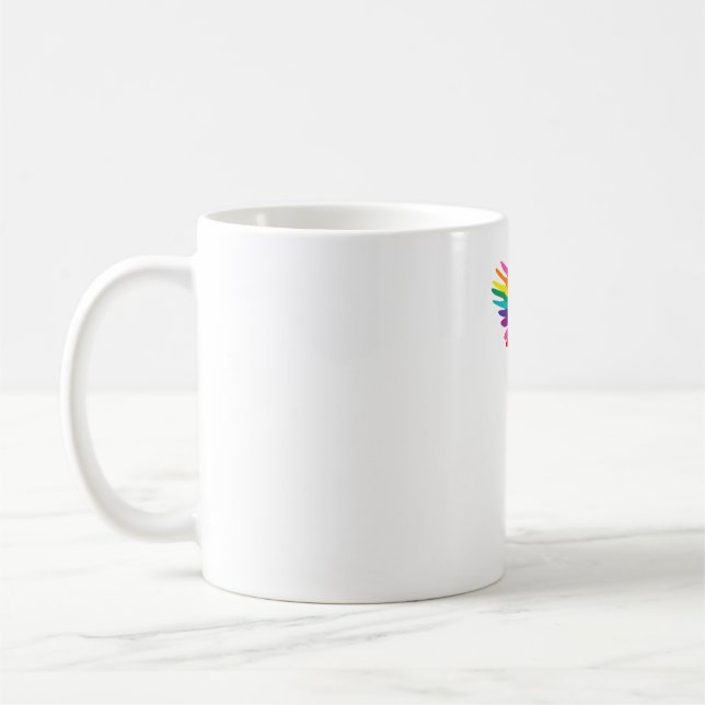 R ist für Rainbow Macaw Kaffeetasse (Links)
