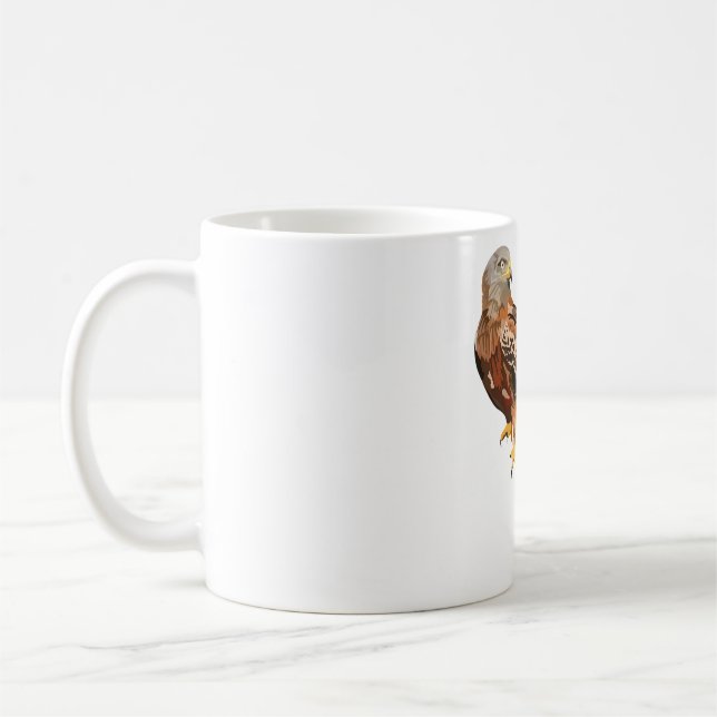 R ist für Red Kite Kaffeetasse (Links)