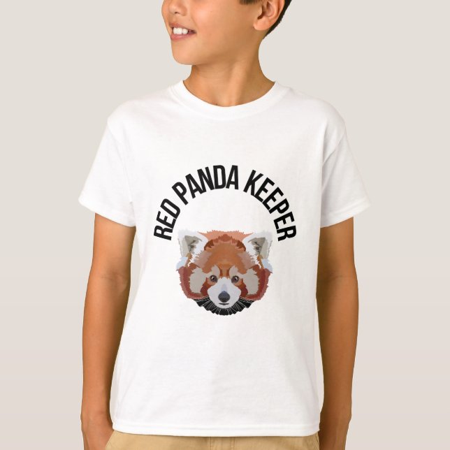 R ist für Red Panda Keeper T-Shirt (Vorderseite)