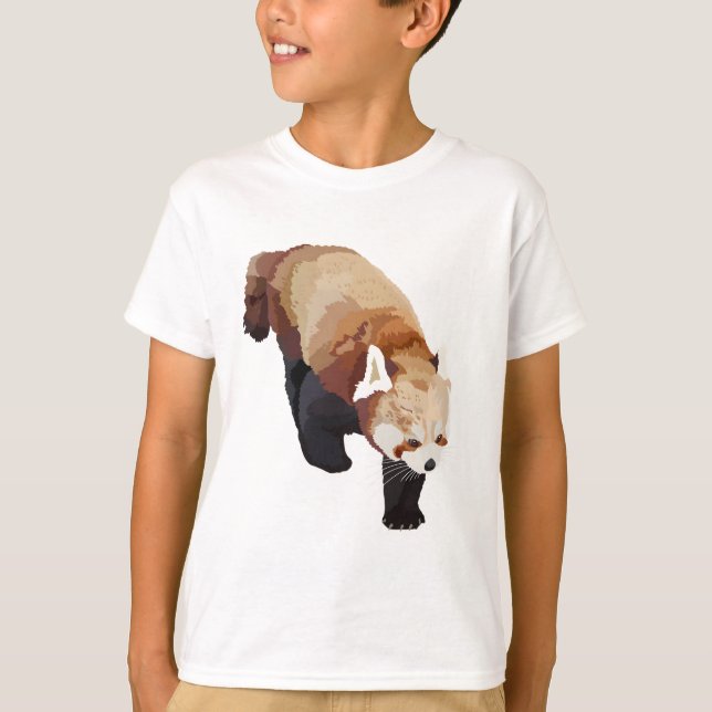 R ist für Red Panda T-Shirt (Vorderseite)