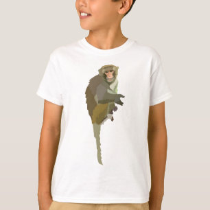 R ist für Rhesus Macaque T-Shirt