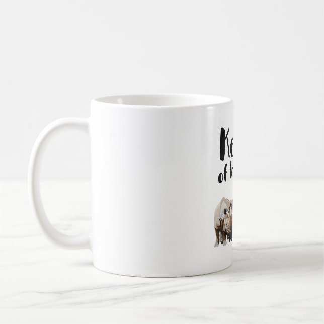R ist für Rhino Kaffeetasse (Links)