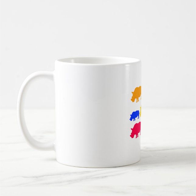 R ist für Rhino Kaffeetasse (Links)