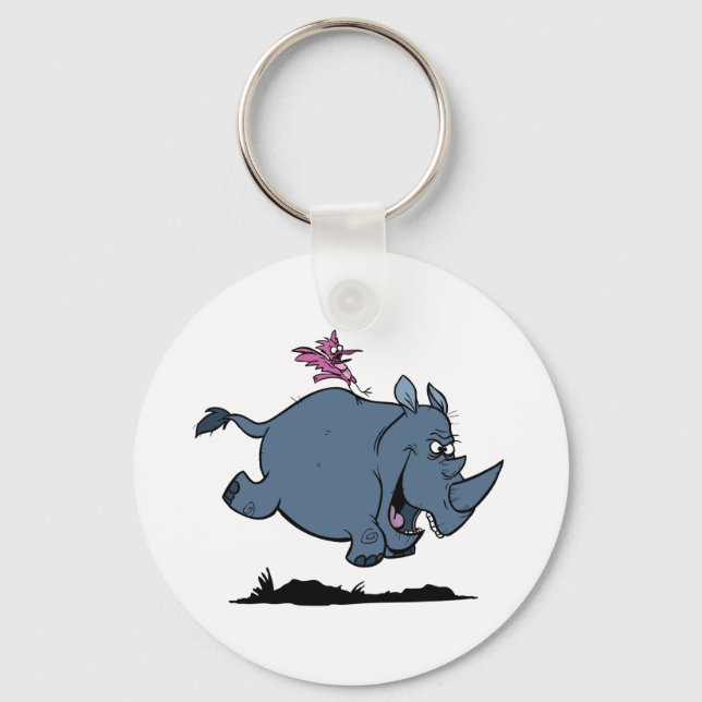 R ist für Rhino Schlüsselanhänger (Vorderseite)