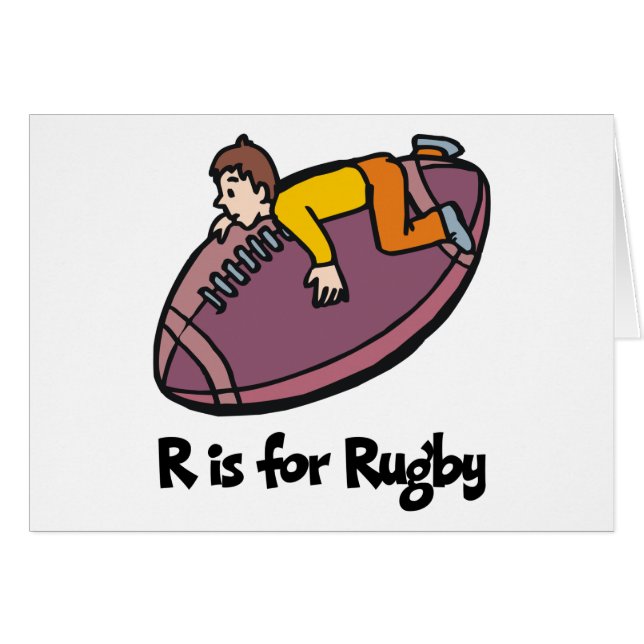 R ist für Rugby (Vorderseite (Horizontal))
