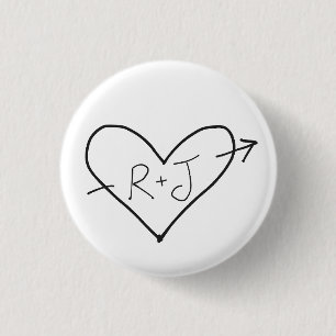 R+J Romeo und Julia Button