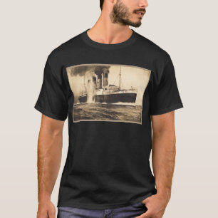 R.M.S. Lusitania geschlagen durch Torpedos weg von T-Shirt