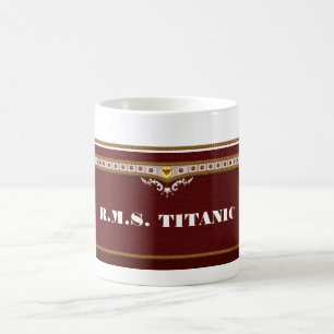 R.M.S. TITANISCHE Erinnerungsschale Tasse