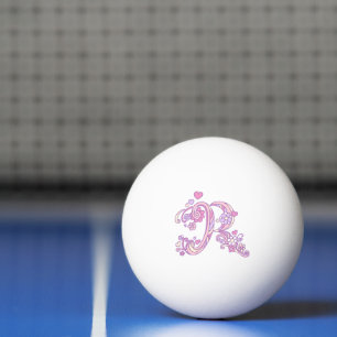 R monogramm Girls Name Rachel Bedeutung Tischtennisball