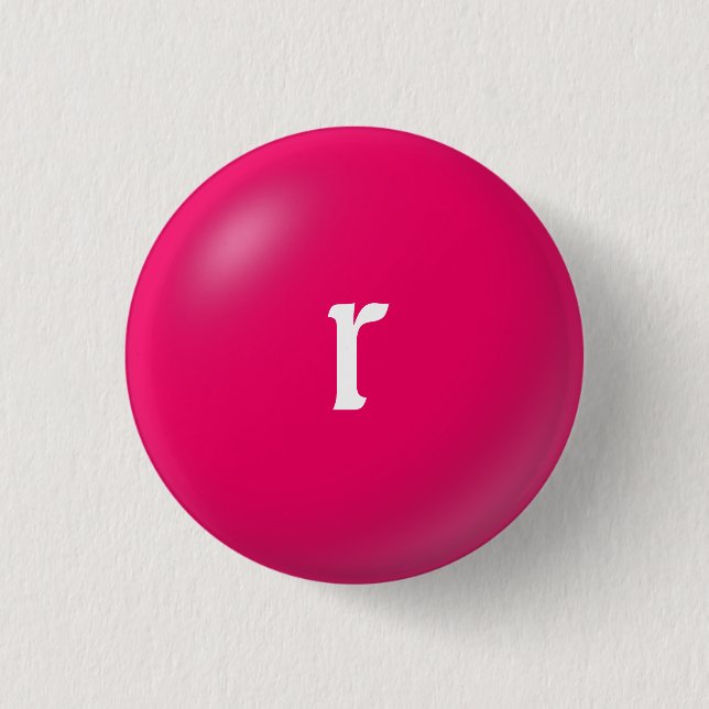 R Monogramm-Taste Button (Vorderseite)