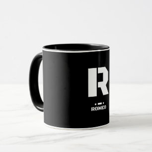 R(Romeo) NATO Phonetischer Alphabet & Morse Code Tasse