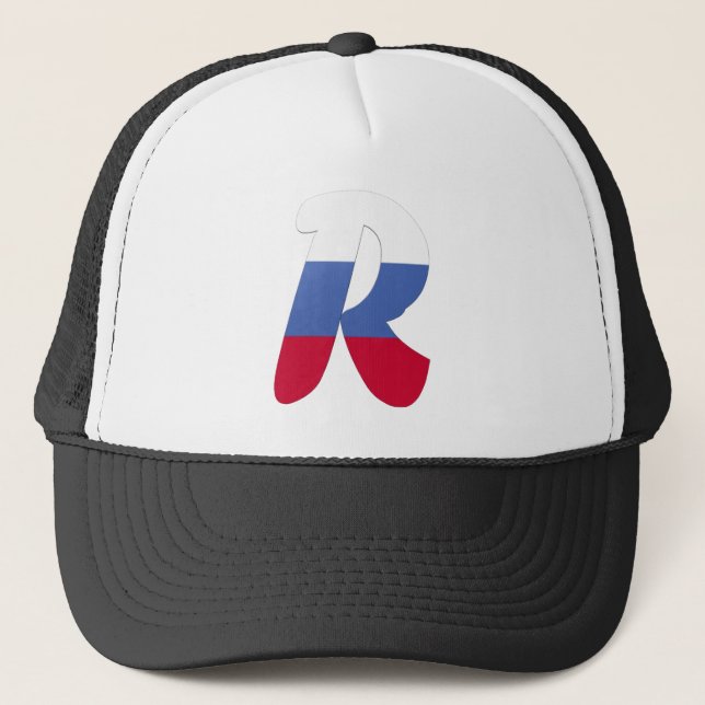 R (Russland) Truckerkappe (Vorderseite)