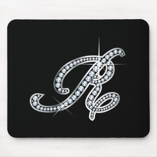 R-Skript "Diamond Bling" Mousepad (Vorne)