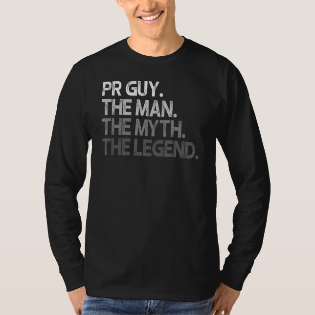 r Typ The Man Myth Legend T-Shirt (Vorderseite)