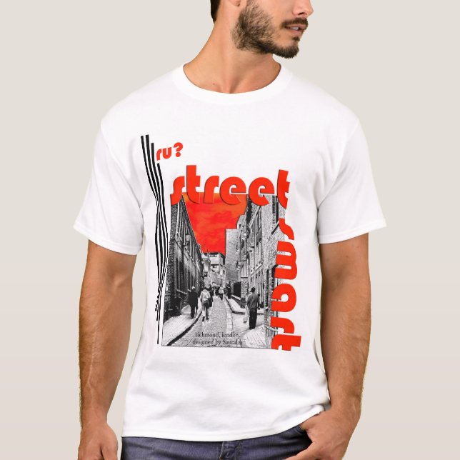r u? Streetsmart - Weiß T-Shirt (Vorderseite)