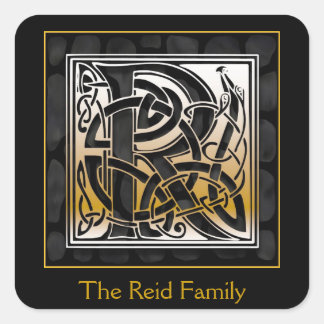 R-Umschlag Aufkleber für die Monogramm-Bauweise "S