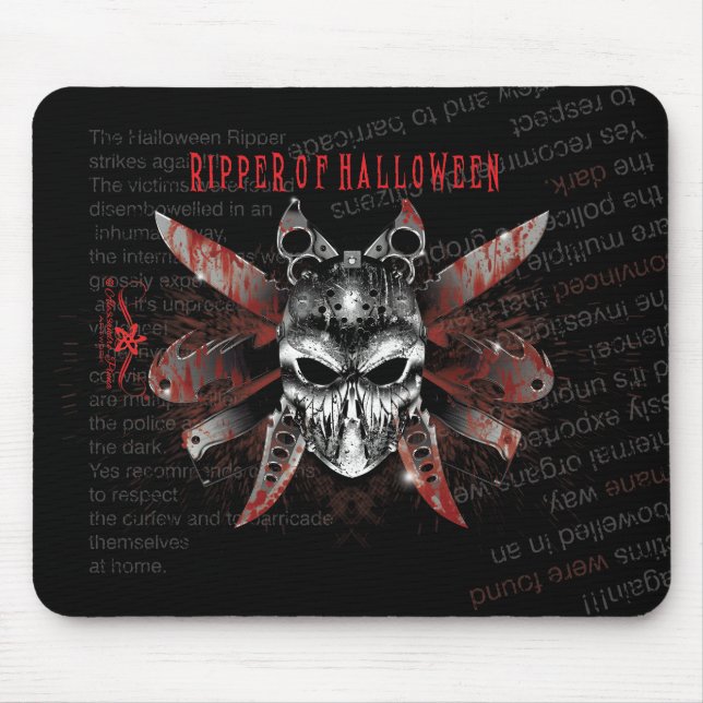 R. von H. Ripper of Halloween Mousepad (Vorne)