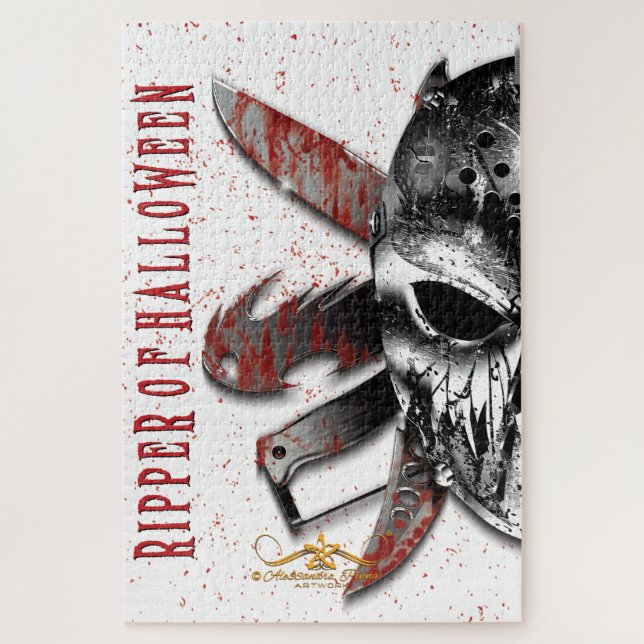 R. von H. Ripper of Halloween Puzzle (Vertikal)