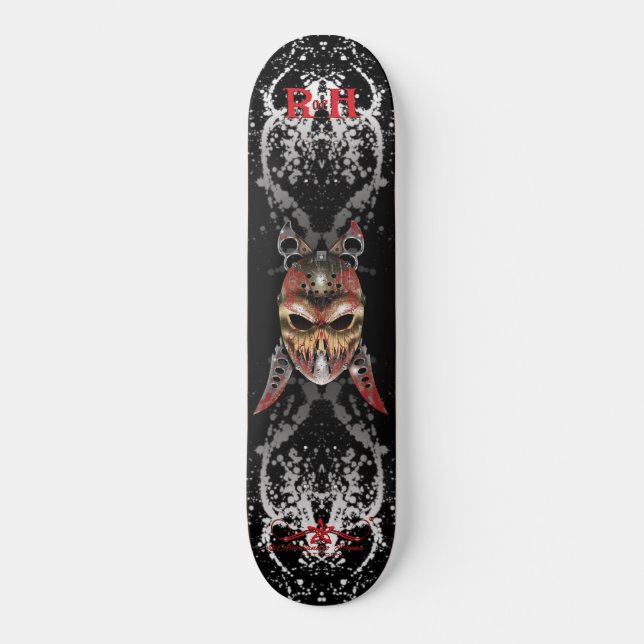 R. von H. Ripper of Halloween Skateboard (Vorderseite)