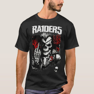 RA1DER5: Das "Anarchy" Punk-Skeletor Grafik-T-Shir T-Shirt