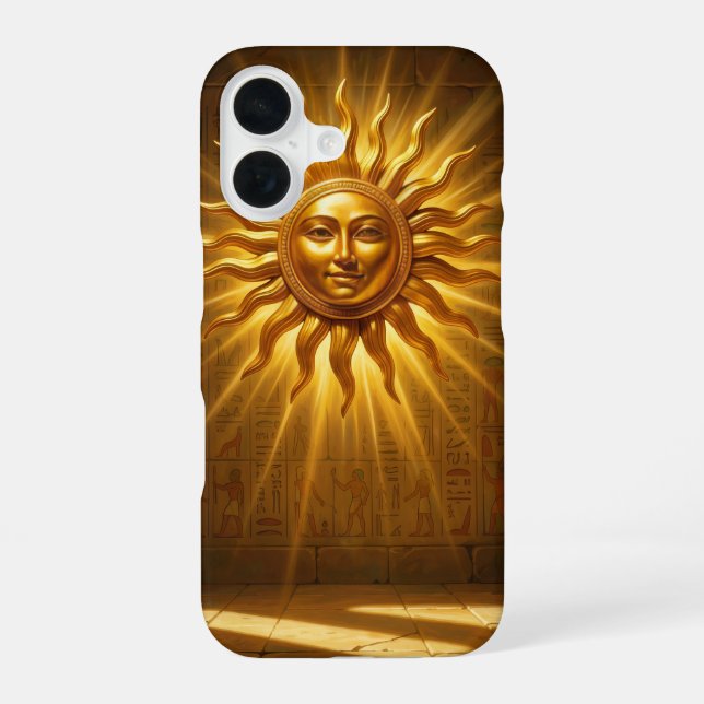 Ra – Ägyptischer Sonnengott´1 iPhone 16 Hülle (Rückseite)