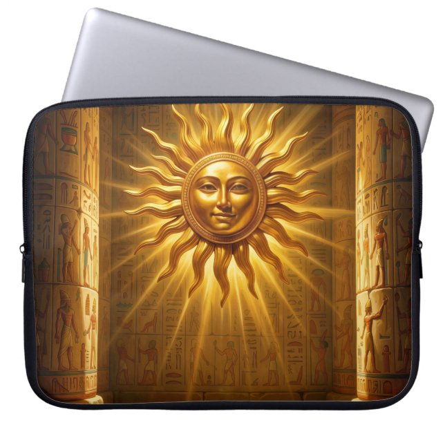 Ra – Ägyptischer Sonnengott´1 Laptopschutzhülle (Vorderseite)