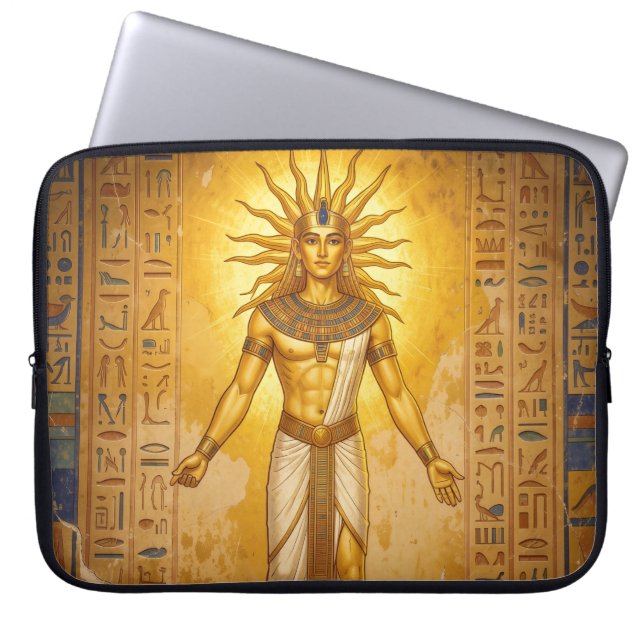 Ra – Ägyptischer Sonnengott´2 Laptopschutzhülle (Vorderseite)