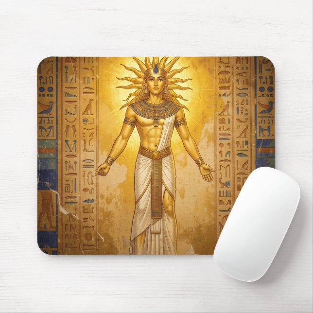 Ra – Ägyptischer Sonnengott´2 Mousepad (Mit Mouse)