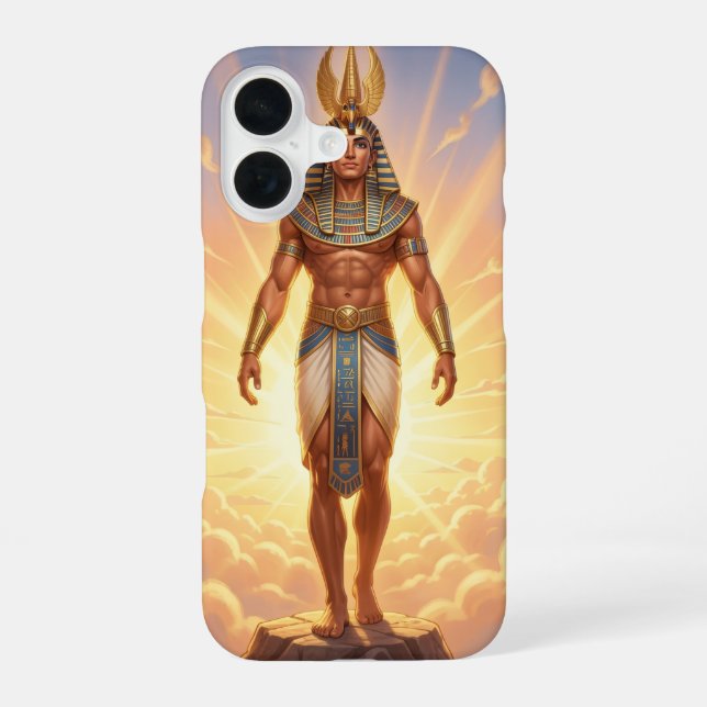 Ra – Ägyptischer Sonnengott´4 iPhone 16 Hülle (Rückseite)
