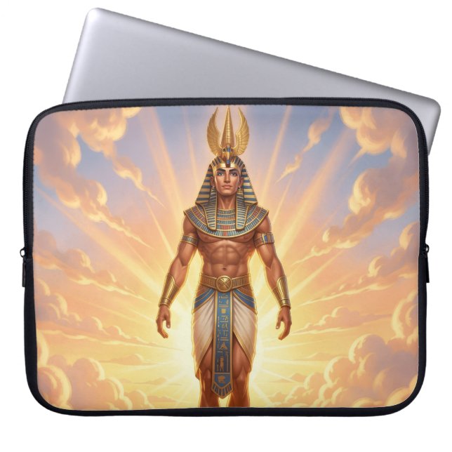 Ra – Ägyptischer Sonnengott´4 Laptopschutzhülle (Vorderseite)