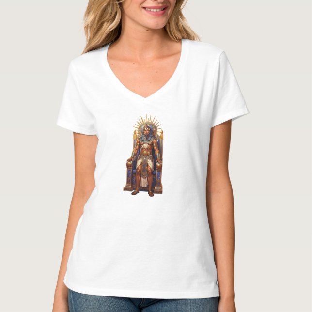 Ra – Ägyptischer Sonnengott T-Shirt (Vorderseite)