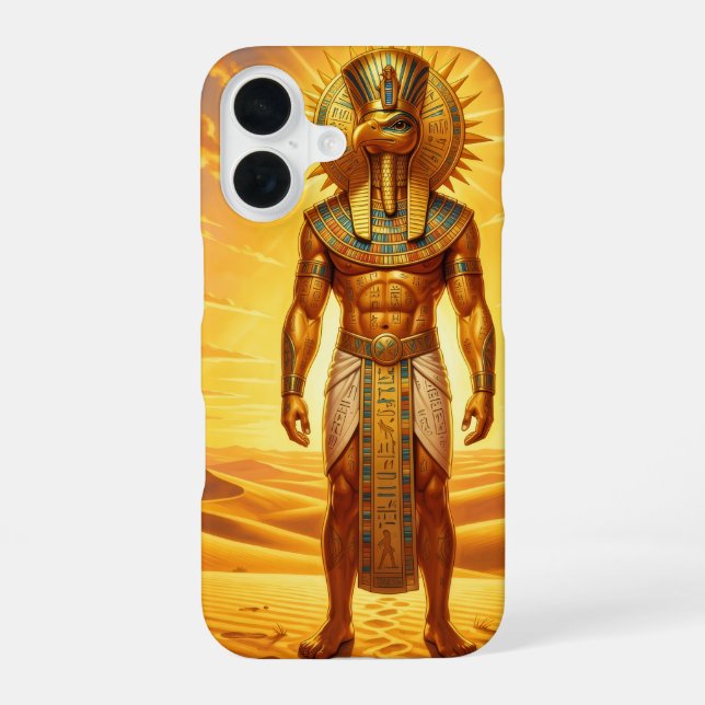 Ra – Egyptian Sun God´1 iPhone 16 Hülle (Rückseite)
