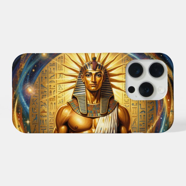Ra – Egyptian Sun God´4 iPhone Hülle (Rückseite (Horizontal))