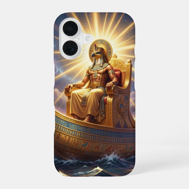 Ra – Egyptian Sun God´5 iPhone 16 Hülle (Rückseite)