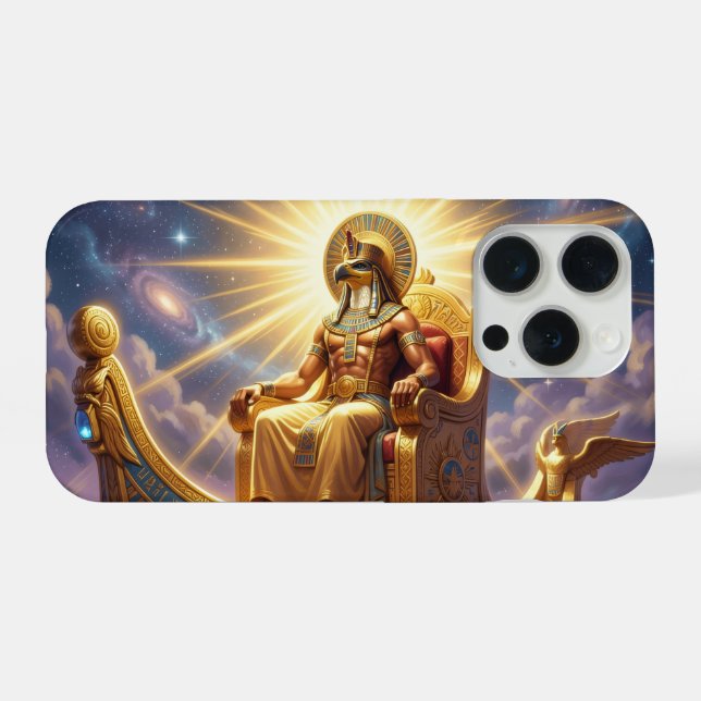 Ra – Egyptian Sun God´5 iPhone Hülle (Rückseite (Horizontal))
